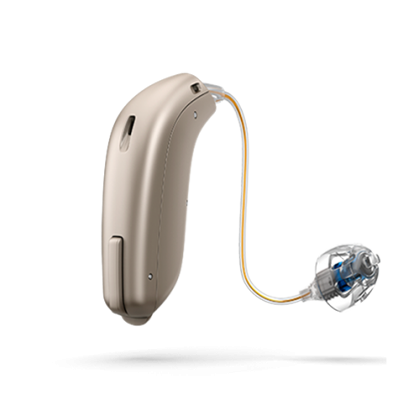 Mini Receiver In The Ear (RITE) hearing aid